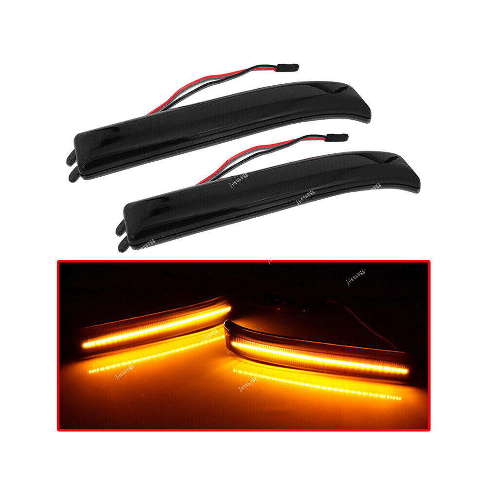 Pair Left + Right Turn Signal Marker Reflector Lights Fit for Ford F150 2009-14