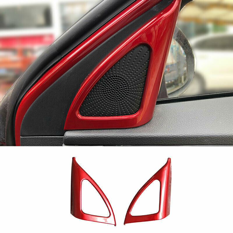 Red ABS Inner Car Interior Kit Cover Decor Trim 9X For 2019-2023 for Kia Forte/K3