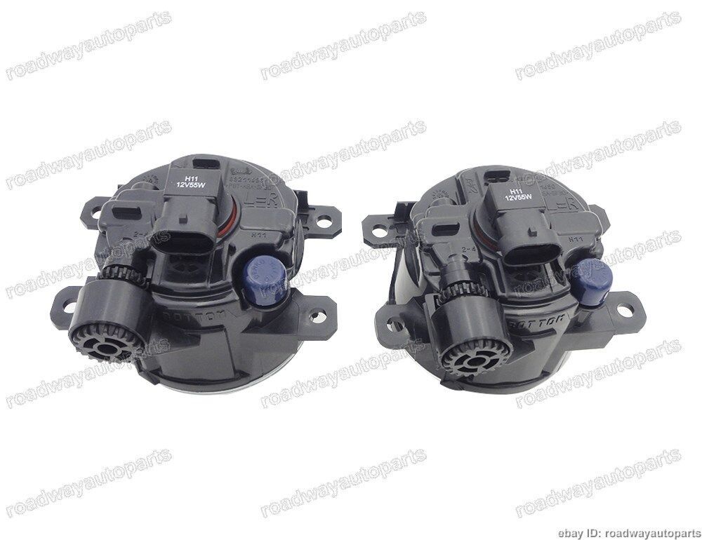 1 Pair Front Bumper Driving Fog Lights Lamps w/Bulbs Fit for Ford Edge 2015-2017