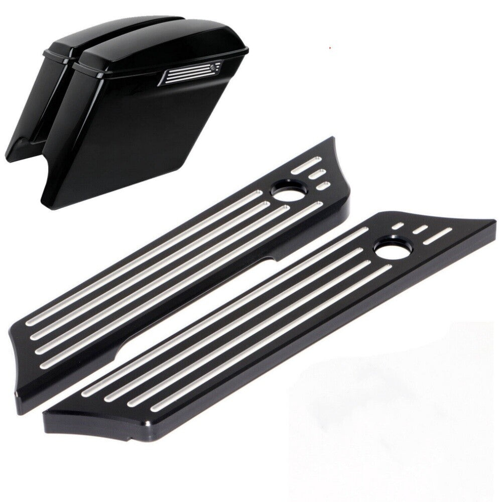 CNC Saddlebag Latch Covers Fit for Harley Touring Electra Street Glide 2014-UP
