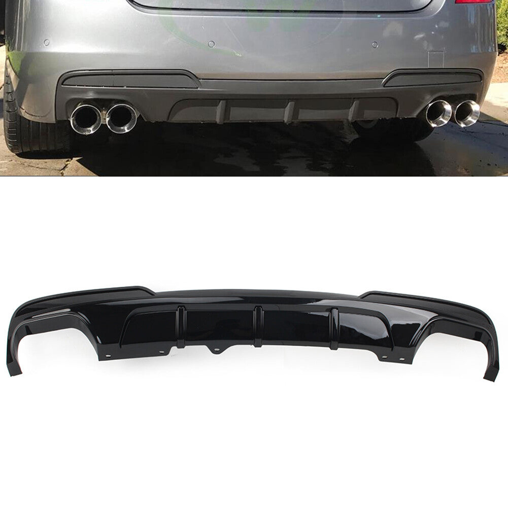 Rear Bumper Diffuser Exhausts Lip for BMW 5 Series F10 M Sport 2011-2016
