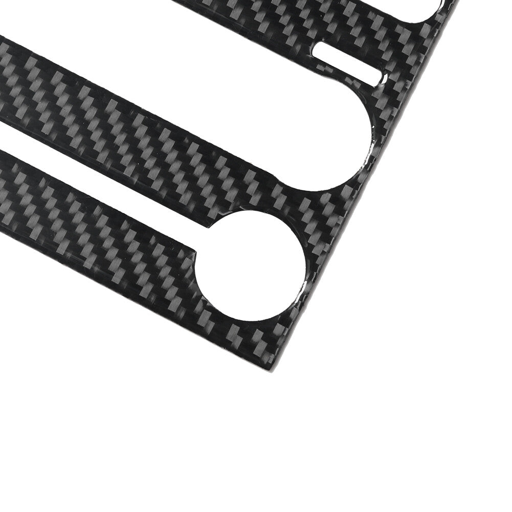 6Pcs Carbon Fiber Center Control Panel Cover Trim for Ford for Mustang 2005-2009