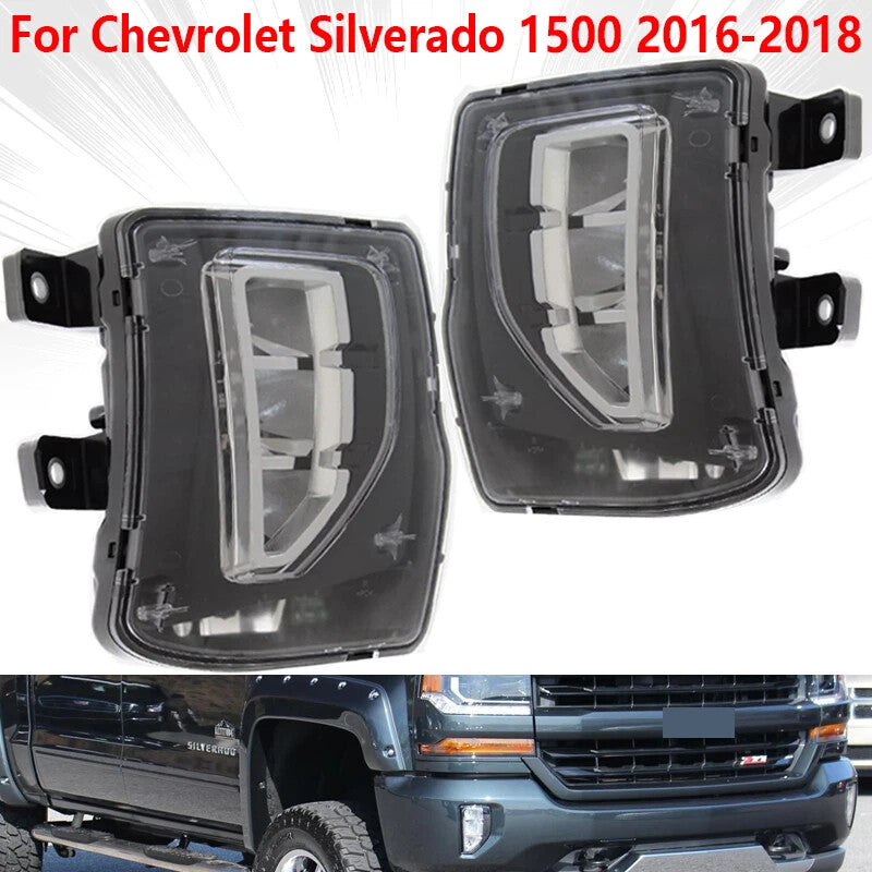 Front Bumper Side Fog Light Lamp for Chevrolet Silverado1500 2016-2018 GM2593315
