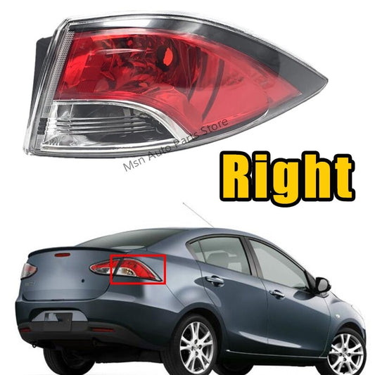Right Rear Tail Light Brake Stop Lamp No Bulb for Mazda 2 M2 Sedan 2008 -2012