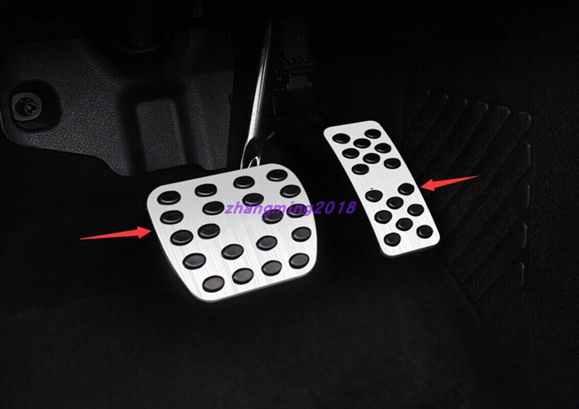 2P Stainless Interior Accelerator Pedal Cover Trim for Benz GLB X247 2019-2021