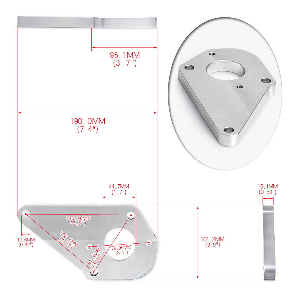 Power Steering Pump Bracket Kit For 98-02 for Chevy Camaro LS1 5.7L V8 1259885