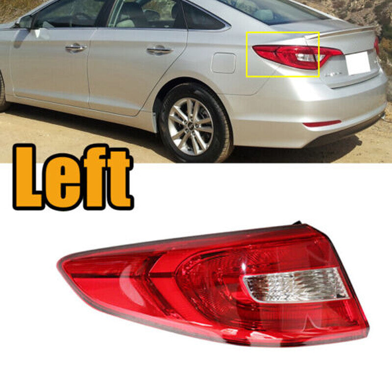 Left Rear Outer Tail Light Brake light For 2015-2017 for Hyundai Sonata Driver
