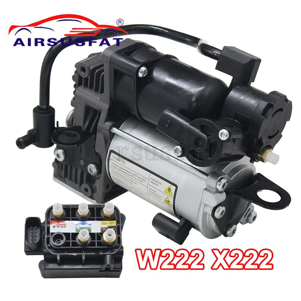 Air Ride suspension compressor valve for seat for Mercedes X222 W222 2014 - 2020