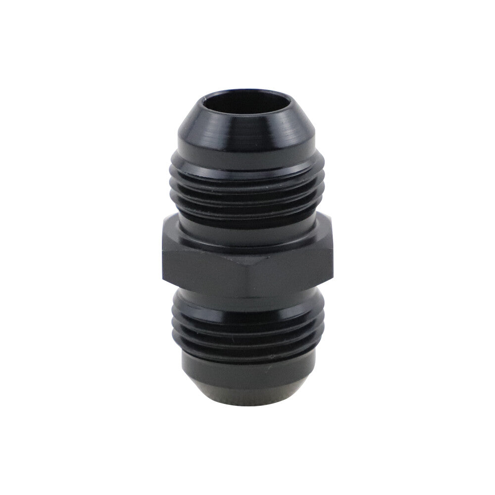1-Pack - 10 AN Male Flash Connector to - 10 AN Male Flash Connector Coupler Accessories Black Aluminum