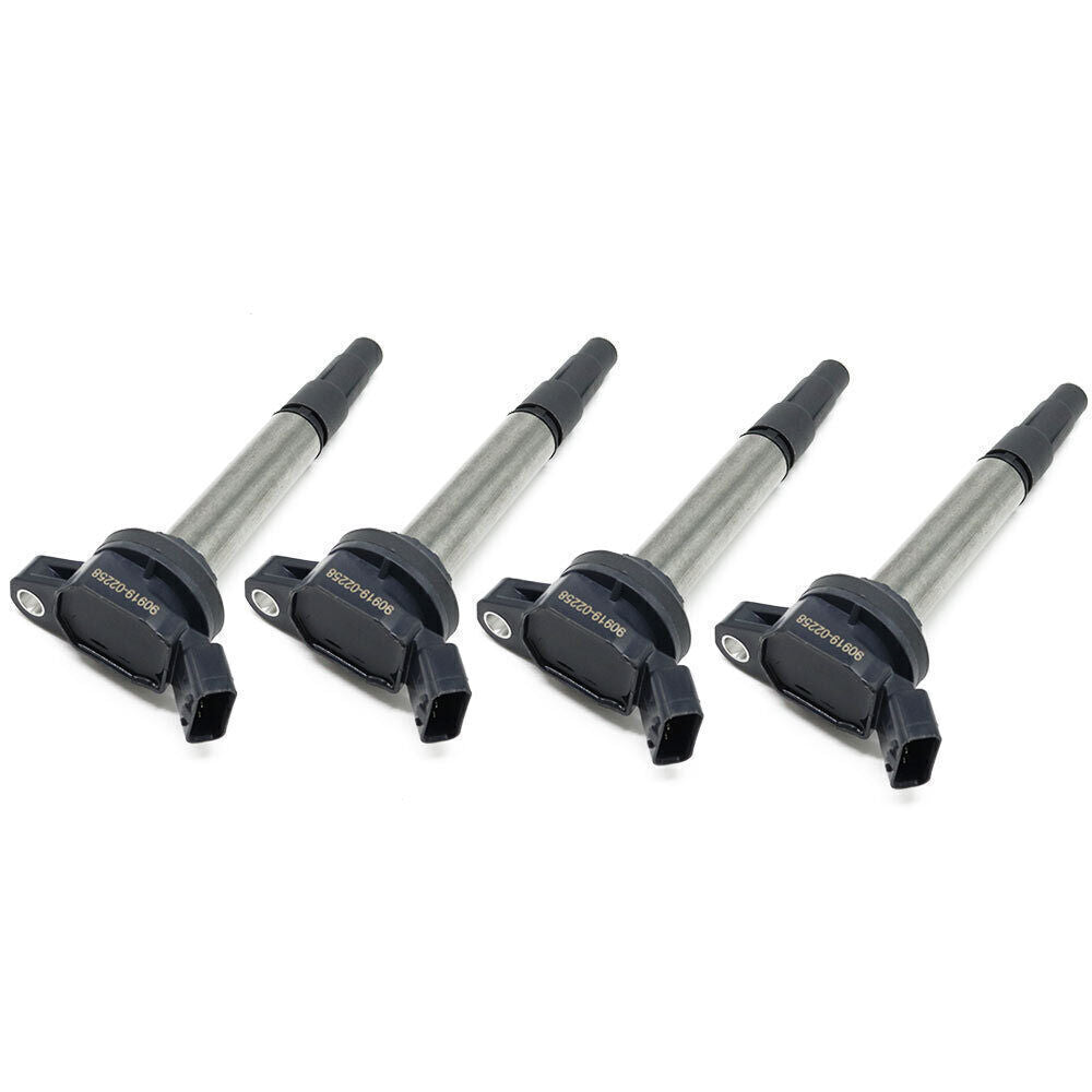 4Pcs Ignition Coils 90919-02258 for Toyota for Corolla Matrix Prius for Scion xD