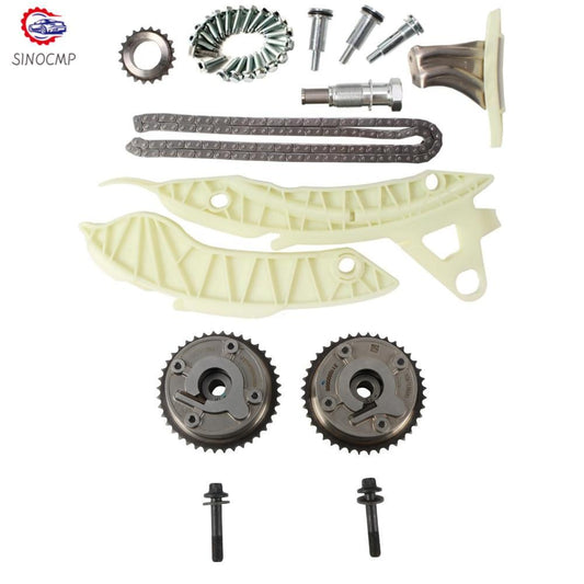 Timing Chain Kit w/ Intake Exhaust Camshaft Phaser VVT Gear for MINI COOPER R56
