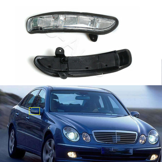 Side Mirror Turn Signal Lights 1 Pair for Mercedes-Benz CL CLS S E Class W211