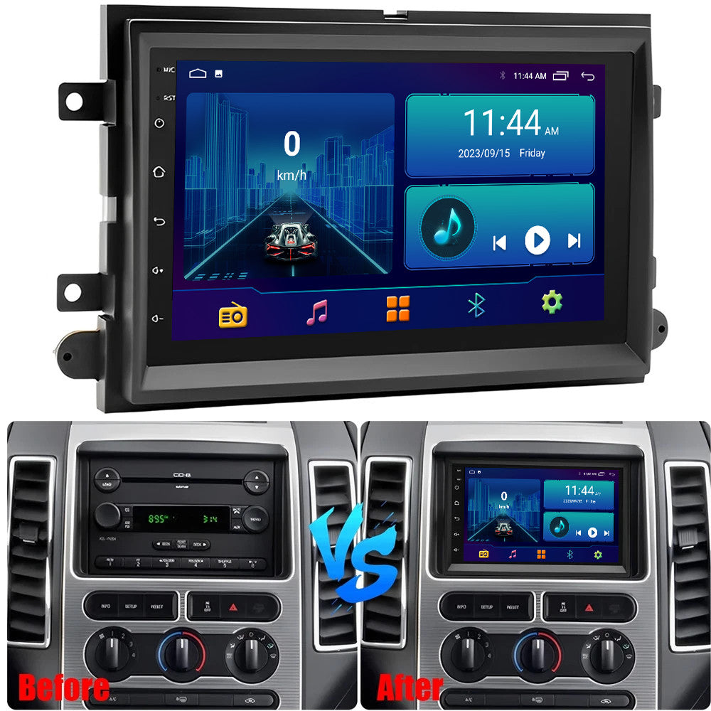 for Lincoln Milan 2006-2009 Stereo Android Auto Carplay Car Radio GPS Screen DSP