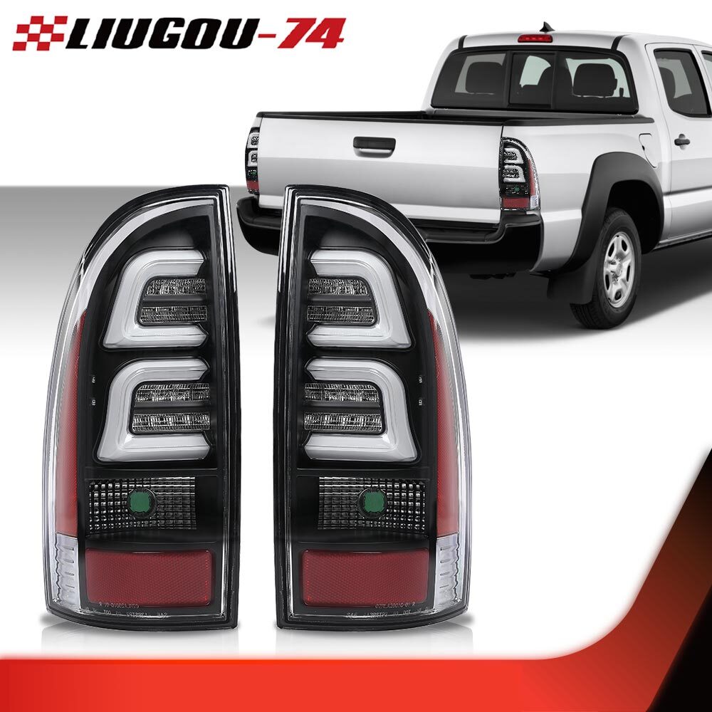 [3D LED Strip] Taillight, Brake, and Parking Lights Suitable for 05-15 for Toyota Tacoma (New)