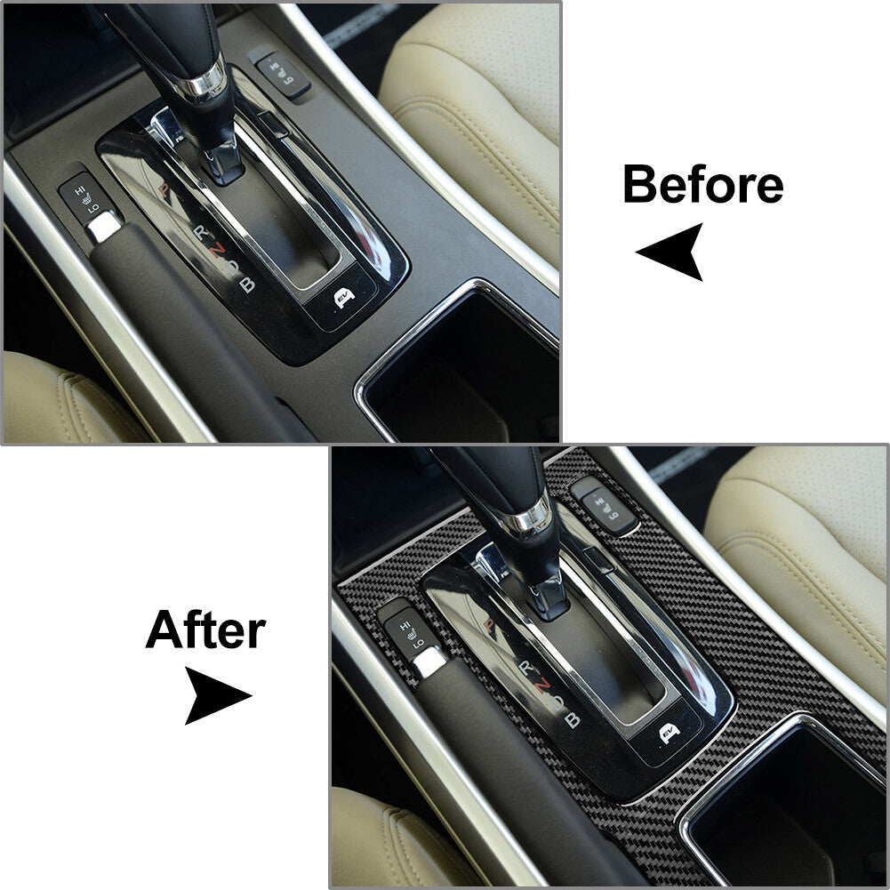6Pcs LHD Interior Gear Shift Set Cover Trim for Honda Accord 2013-2017