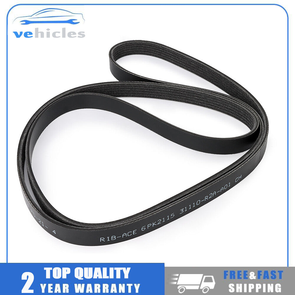 1X Alternator-A/C-Power Steering Drive Belt 31110-R2A-M12 for Honda HRV 2016-22