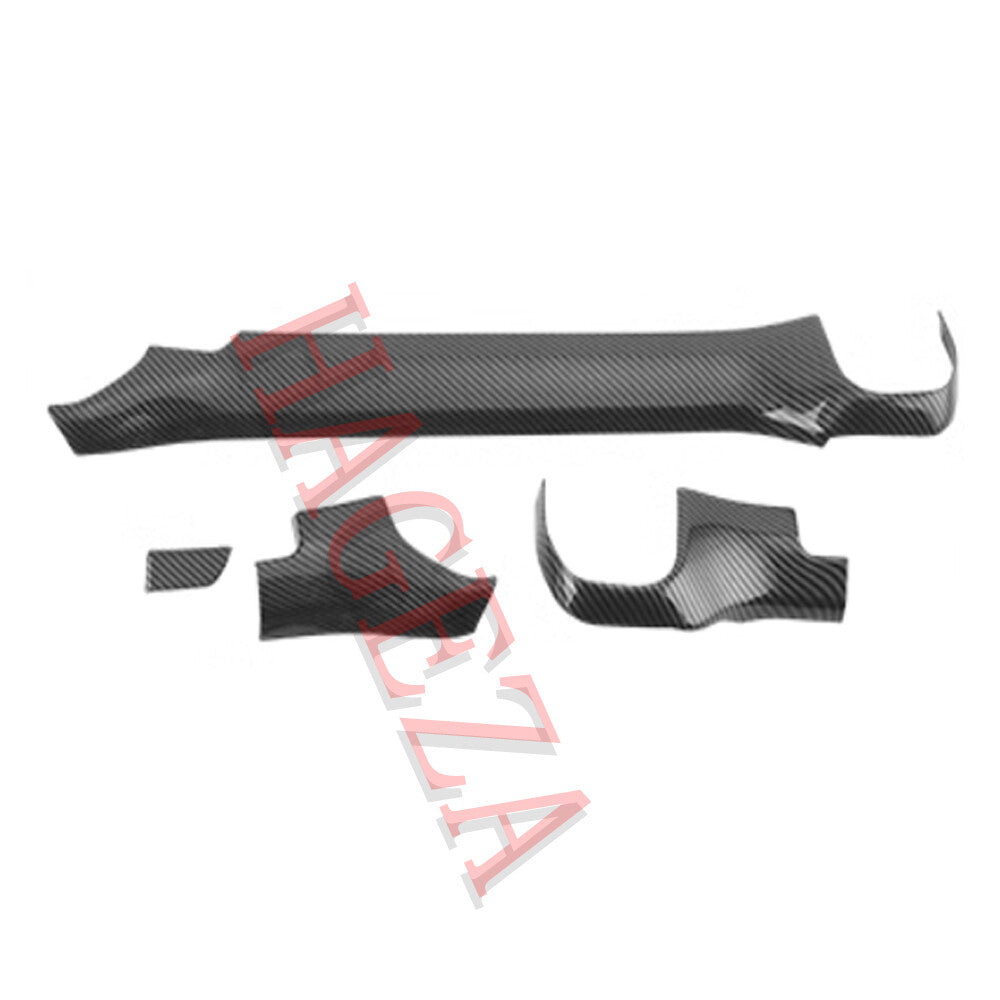 for Ford Ranger 2023+ Center Console for Co -pilot Dashboard Cover Trim Carbon Fiber