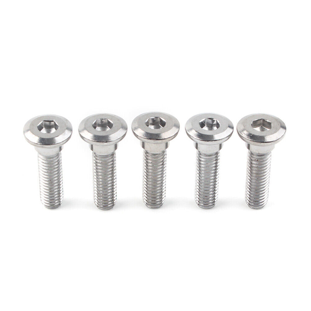 M8x30mmx 1.25 Steel Bolts Ti Hex Socket Disc Brake Rotor Screws Fasteners