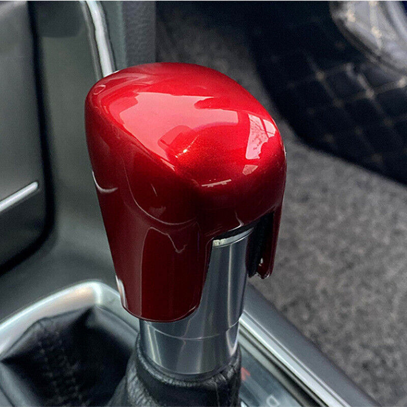 ABS for Honda for Civic 2022-24 Bright Red Moulding Inner Gear Shift Knob Cover Trim