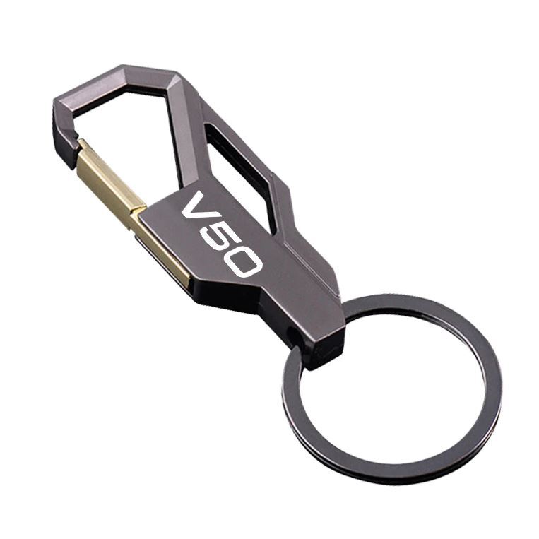 Car keychains, key rings, key fobs, car accessories, gifts, metal, suitable for V50