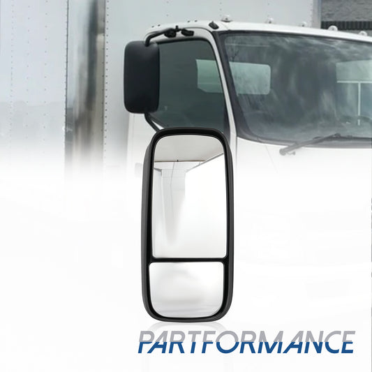 Door mirror with heater suitable for Hino 155/195/300 2012-2022 Passenger right black