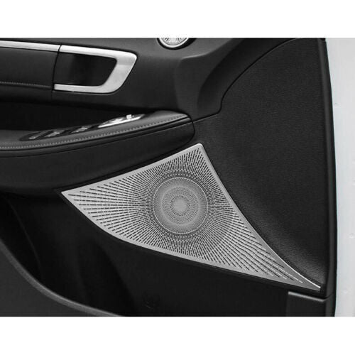 for Hyundai Sonata 2020-2023 Matte Silver Inner Door Speaker Horn Cover Trim 4P
