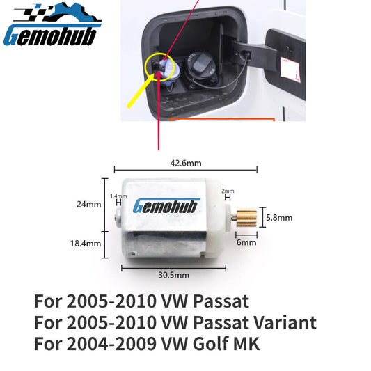 Fuel filter flap lock actuator For 2005-2010 for VW for Passat , Variant 2004-2009 for Golf MK