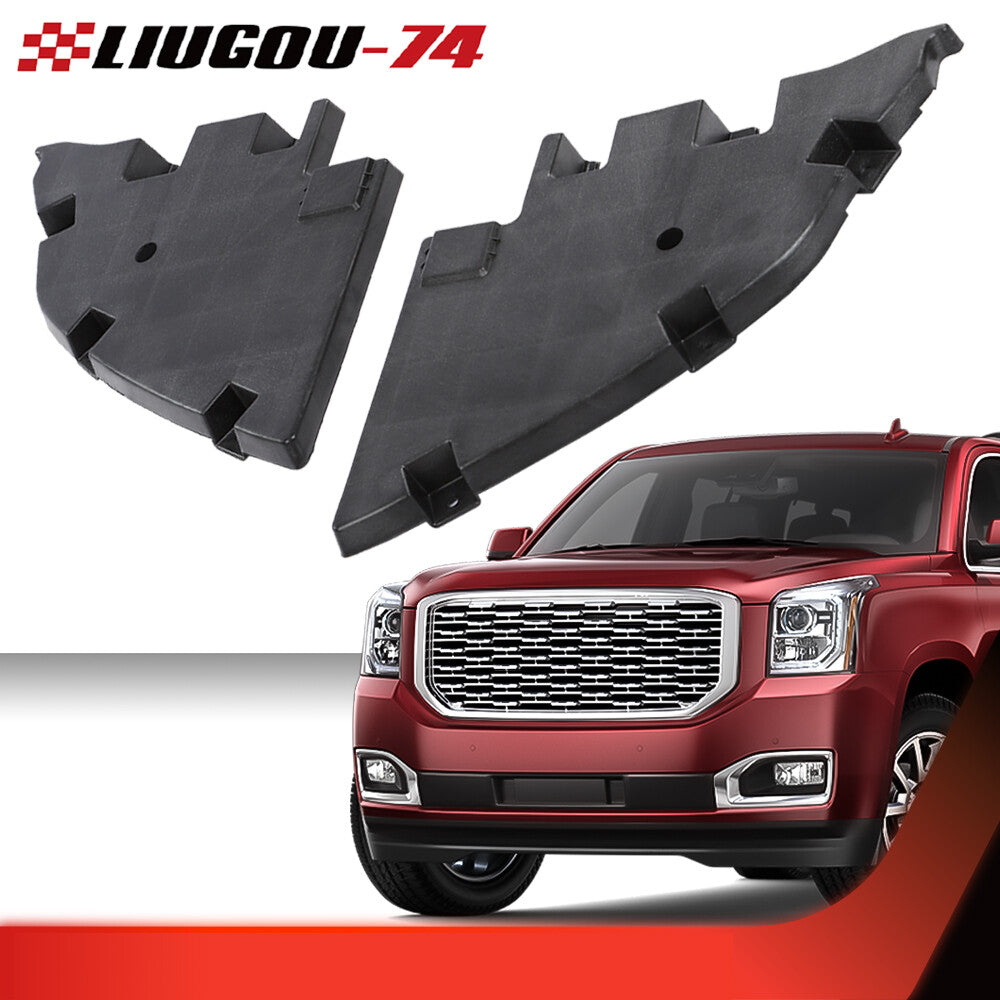 A pair of bumper padding fits 2015-2018 GimCY for Yukon / for Yukon XL driver and passenger sides.