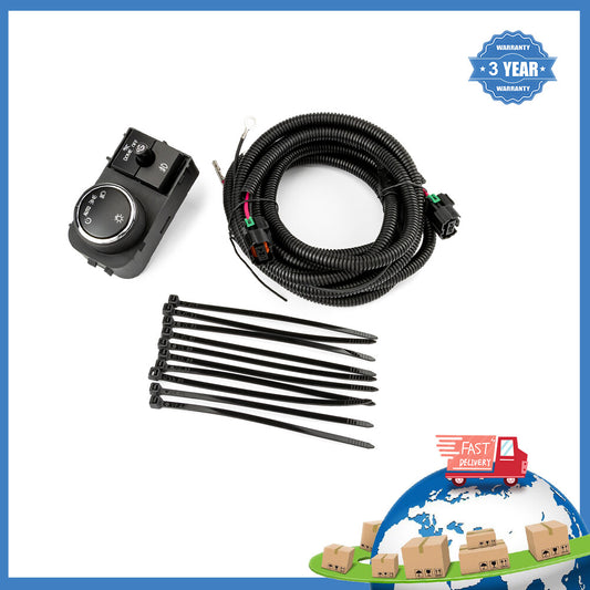 Fog Light Wiring Harness Switch Kit for Chevy Silverado 3500 for GMC for Sierra 07-14