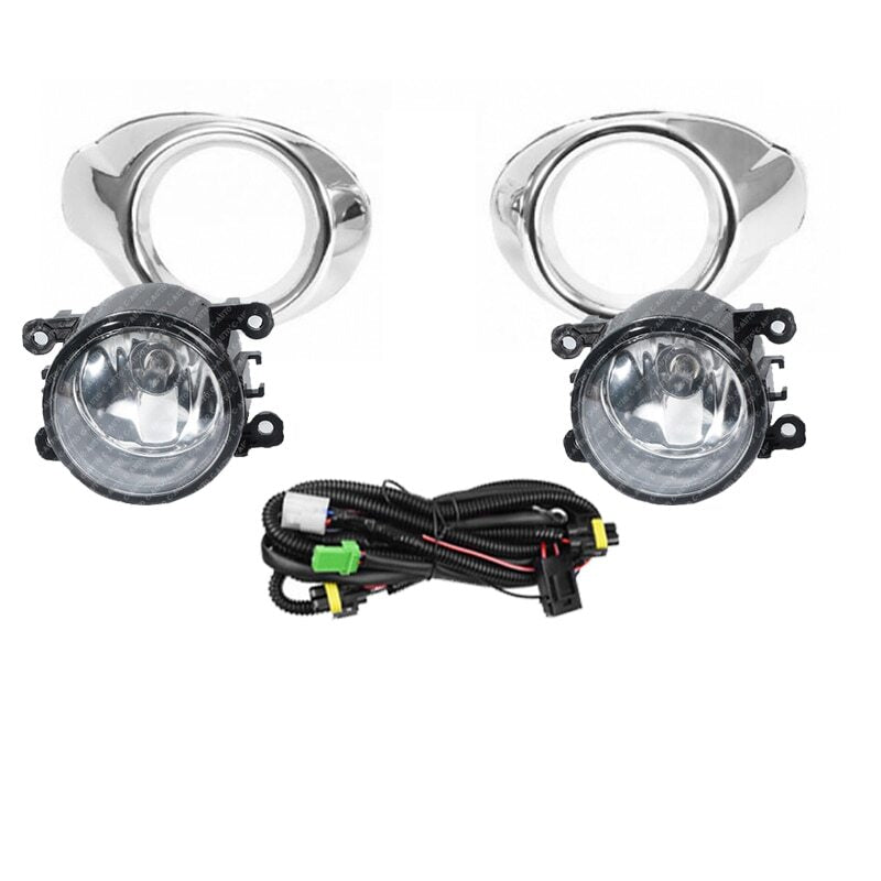 for Ford Focus 3 2012-2014 Fog Lamp Frames Chrome Fog Light Cover Foglight wire