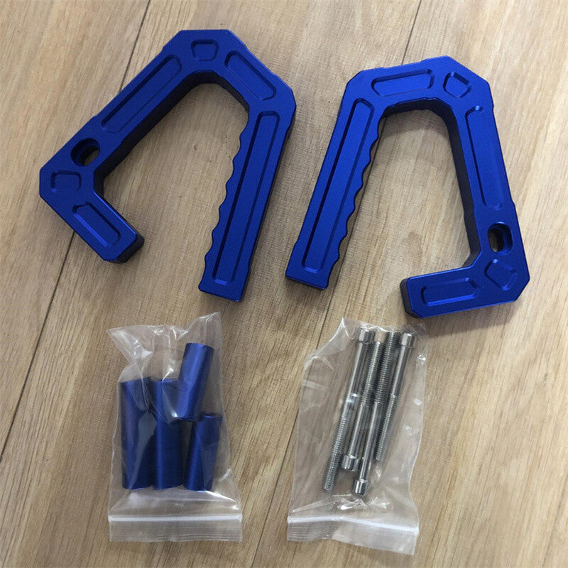 Blue aluminum front grip handle. Suitable for Jeep for Wrangler JK 07-18