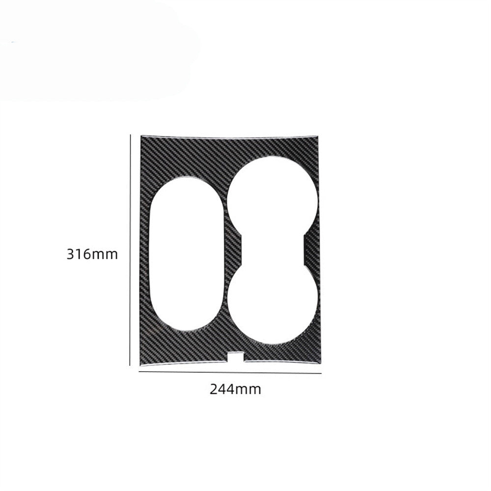 Carbon Fiber Gear Shift Surround Panel Trim Cover for Ford F150 2004-2008