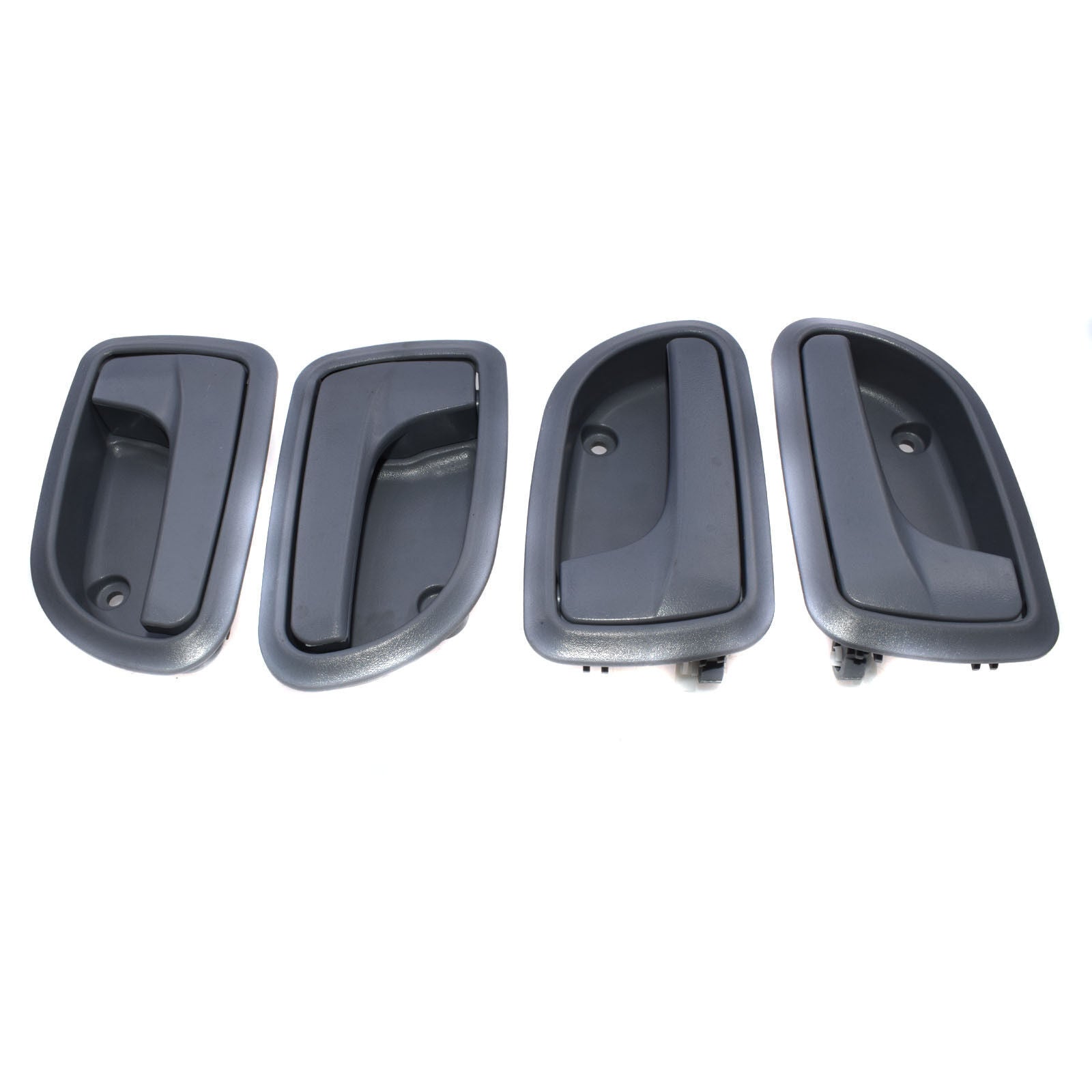 for KIA 2008-2010 Picanto Morning Set 4Pcs Inside Door Handle Left Right Gray
