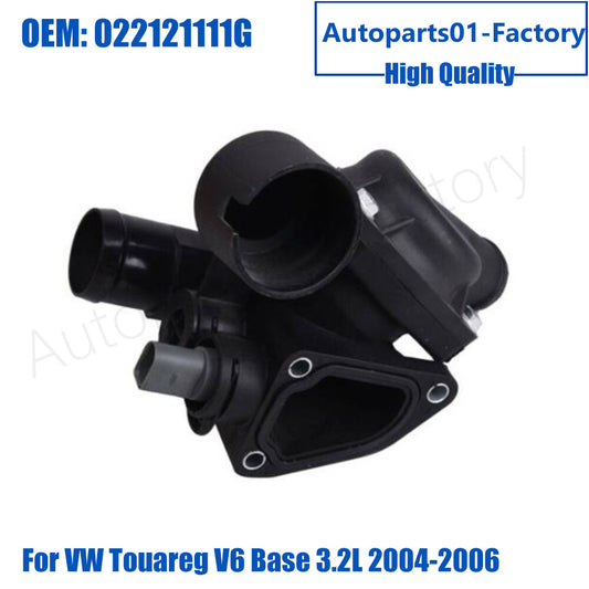 022121111G New Thermostat Housing for VW Touareg V6 Base 3.2L 2004-2006