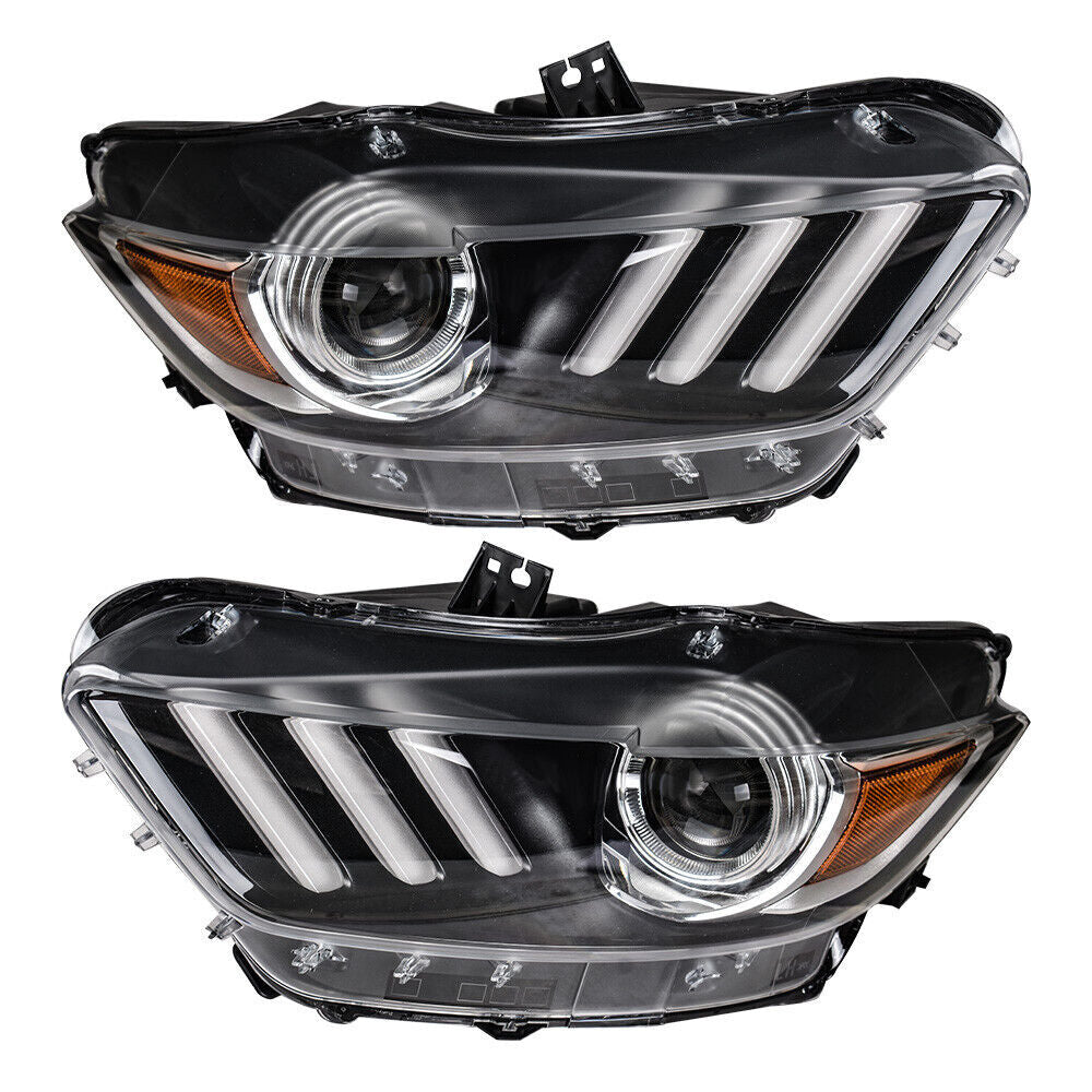 2015-2017 for Ford for Mustang LED tube HID/xenon projector right headlight