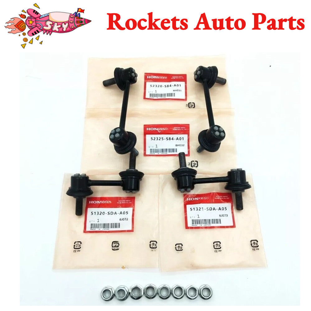 4Pcs Front  Rear Sway Bar Stabilizer End Link Set for Honda Accord for Acura TL