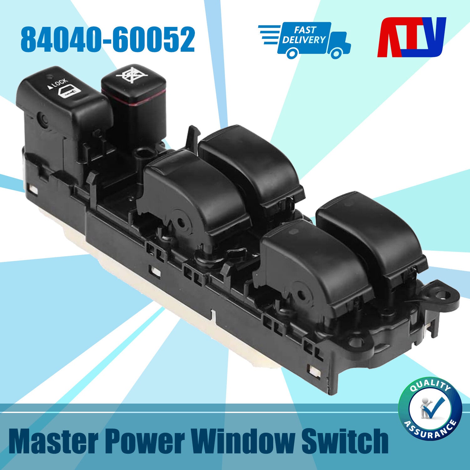 for Lexus 03-09 for LEXUS GX470 Driver Side Power Master Window Switch 84040-60052