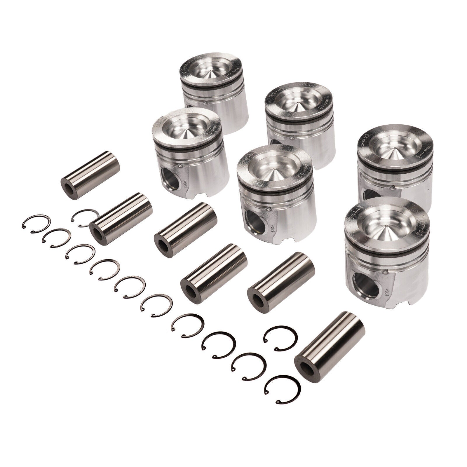 6X PISTON Piston Rings Sets STD for Dodge for Ram 6.7L Cummins 07-19 107mm 4955520