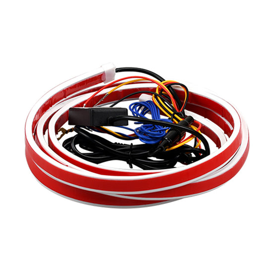 RGB LED Car DRL Hood Light Strip Engine Cover Daytime Running Light APP Control