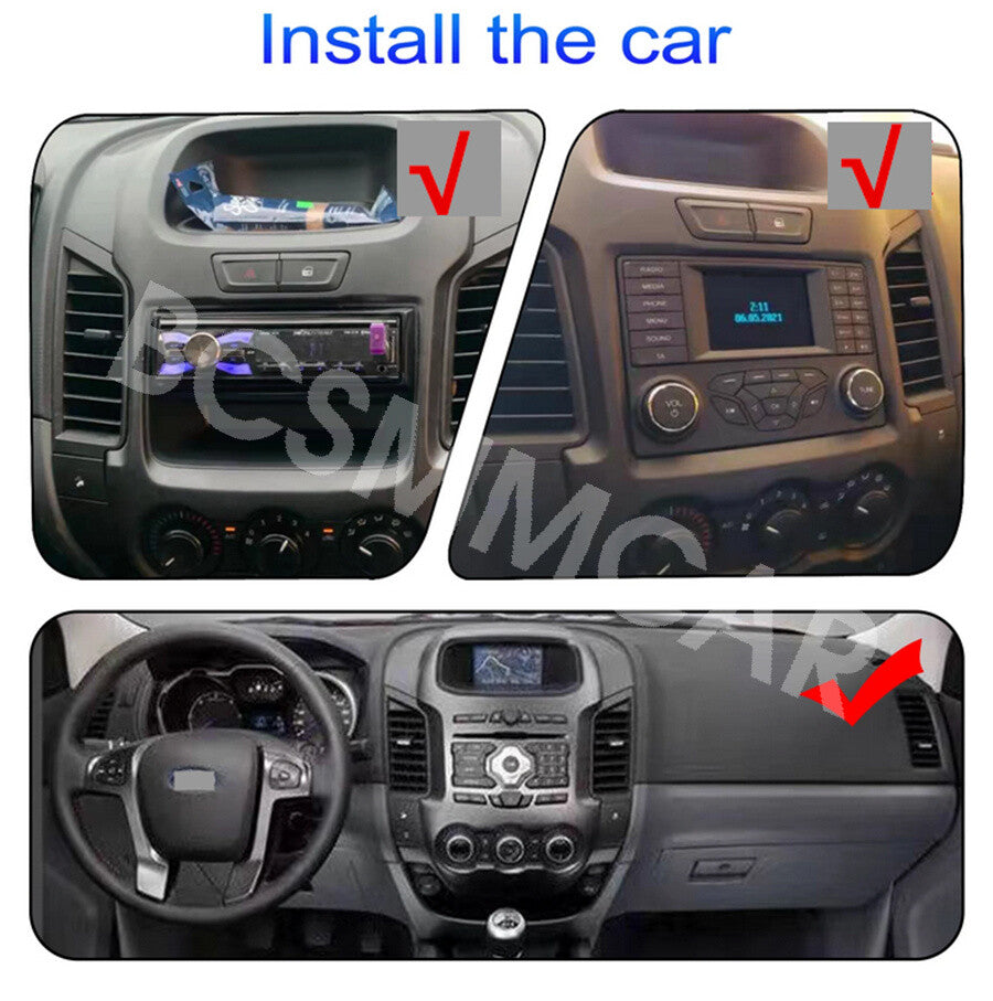 Fit for Ford Ranger 2011-2015 9.7in Android 13 Car Radio Bluetooth Multimedia BT