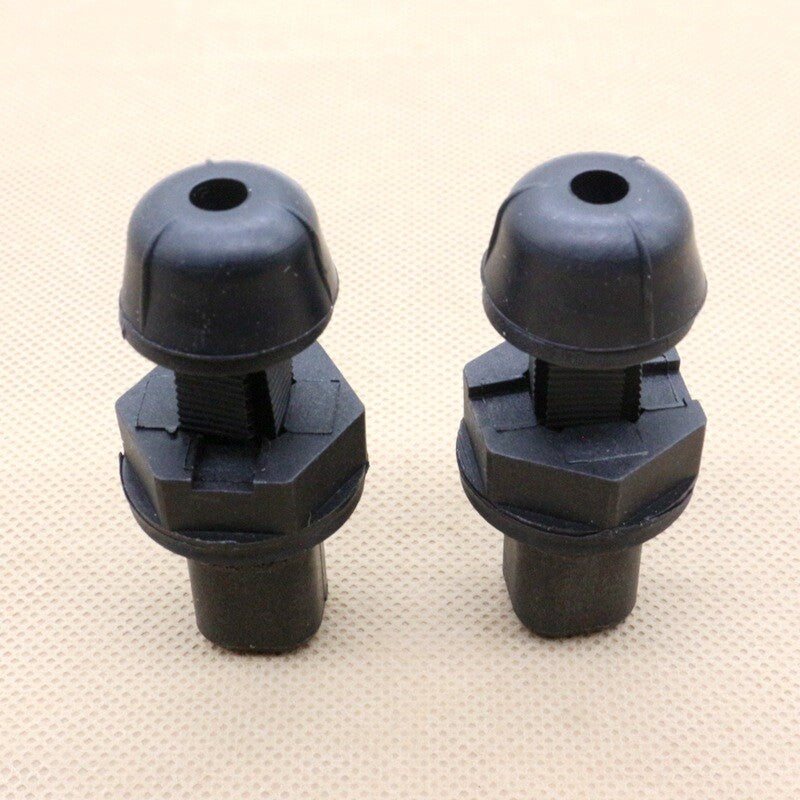 2-piece set of trunk lid anti-collision rubber bumpers suitable for Volkswagen for Golf , Polo, Touareg, and for Skoda seats.