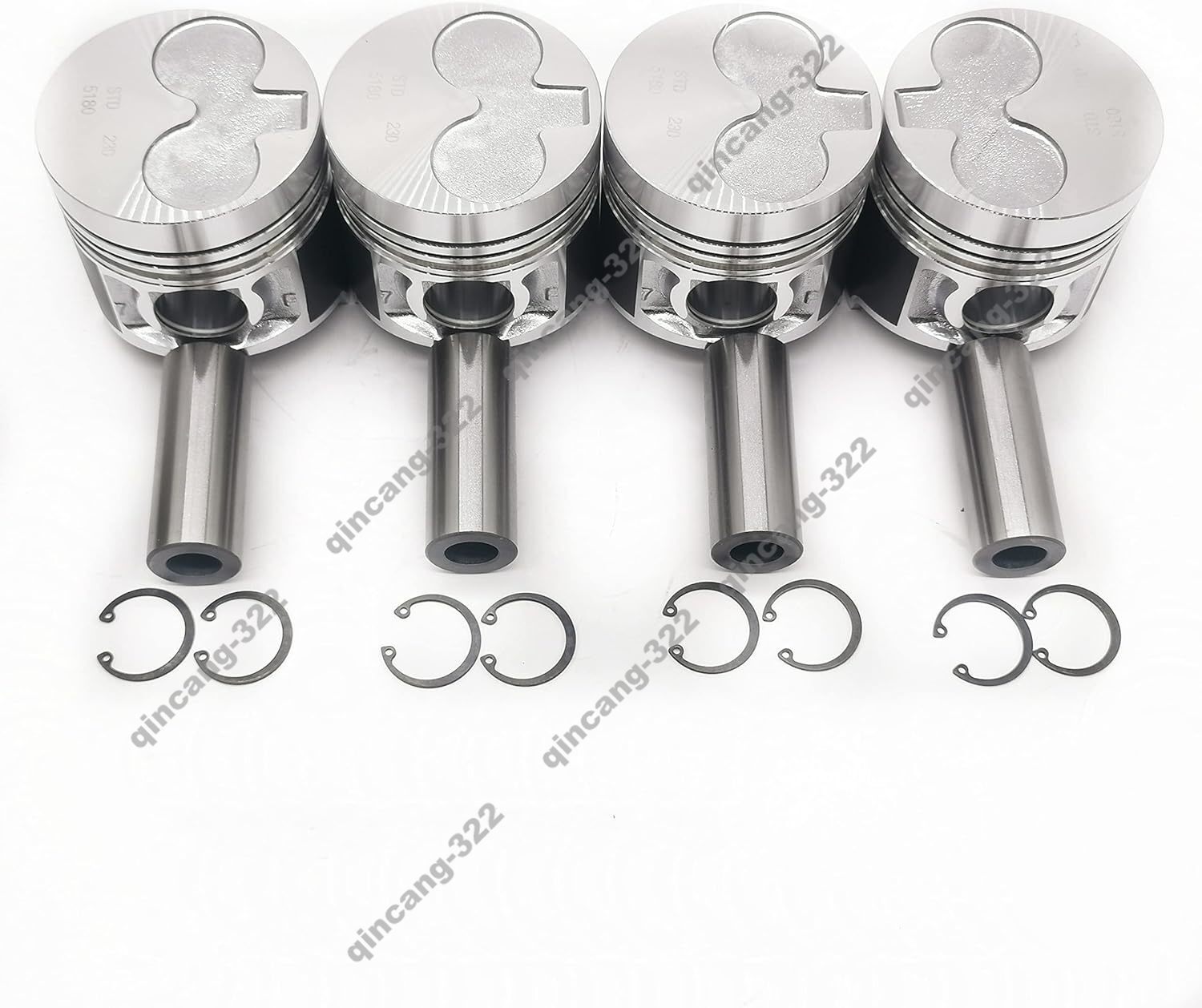 Overhual Rebuild Kit for Perkins 404D-22T 104-22 404C 2.2 Liter Engine