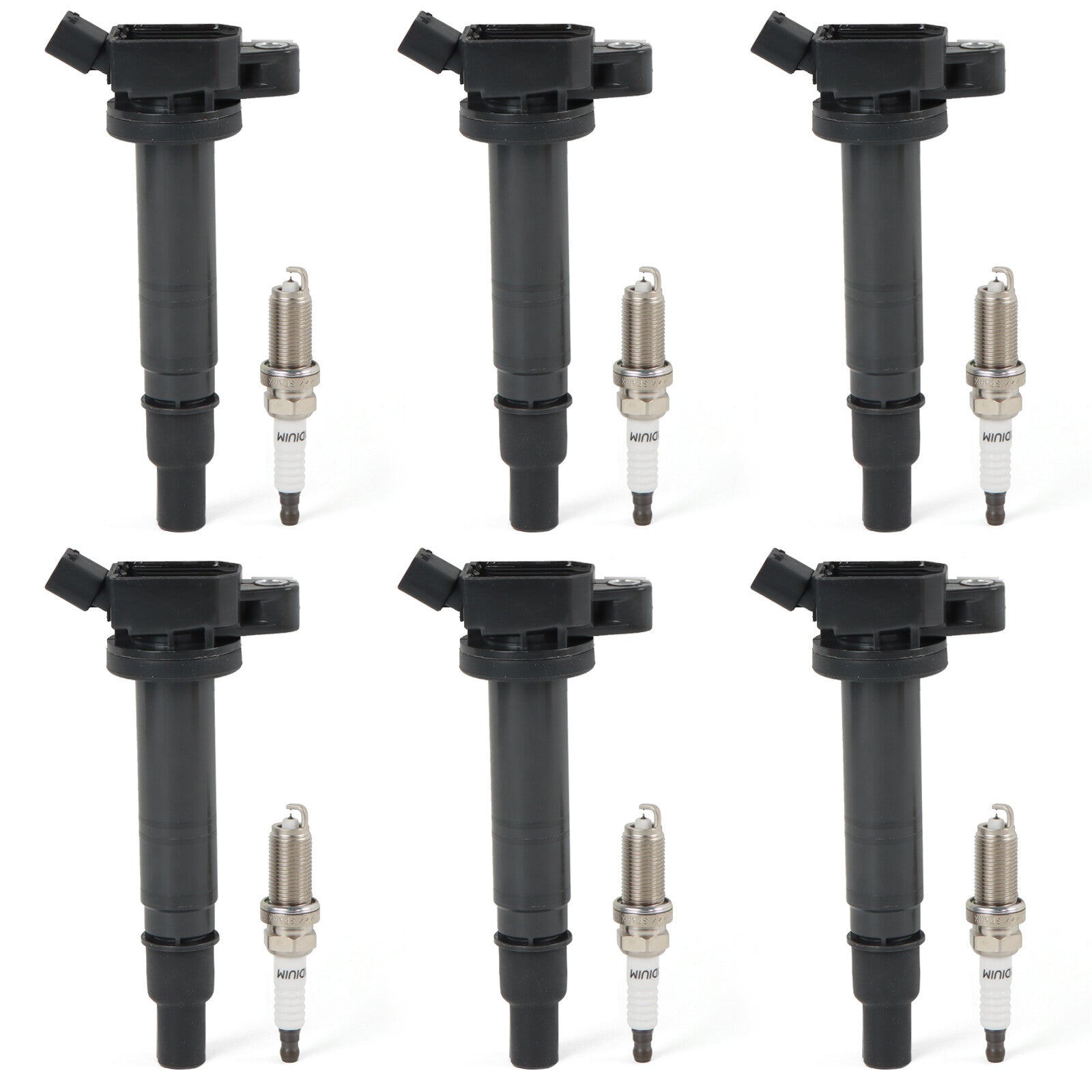 6PCS Ignition Coil  Iridium Spark Plugs for Toyota Tacoma 4Runner 4.0L UF495