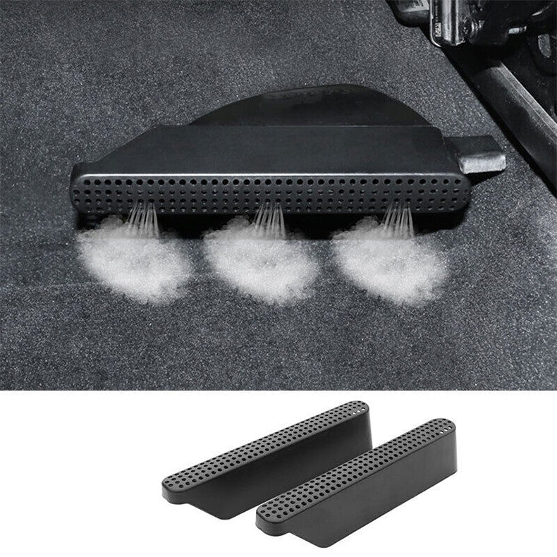 for Volvo S90 2017-2022 Black interior for Seat Lower Dust Cover trim Decor Guard 2x