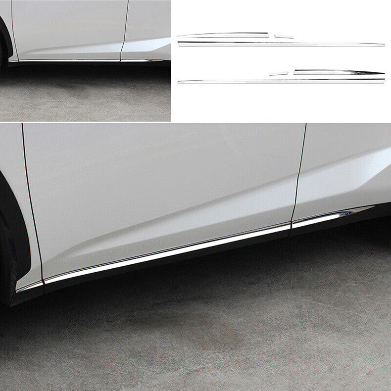 stainless Door Body Side Molding Sill Cover Trim for Lexus NX200t 300h 2015-2021