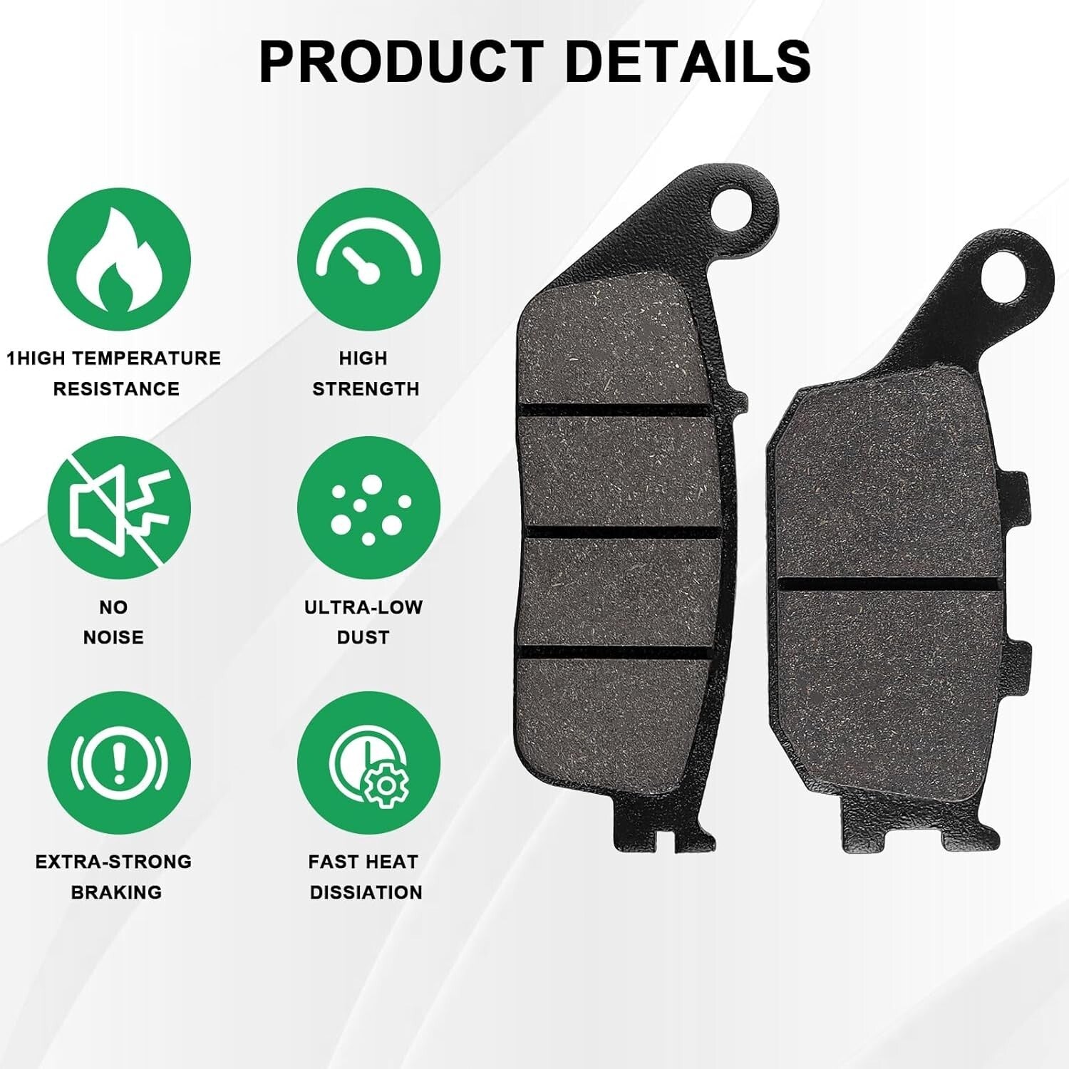 Brake Pads for Honda VTX 1300 S Retro/C/R/T 2003-2013 VTX 1300 C/R/S Retro 2003