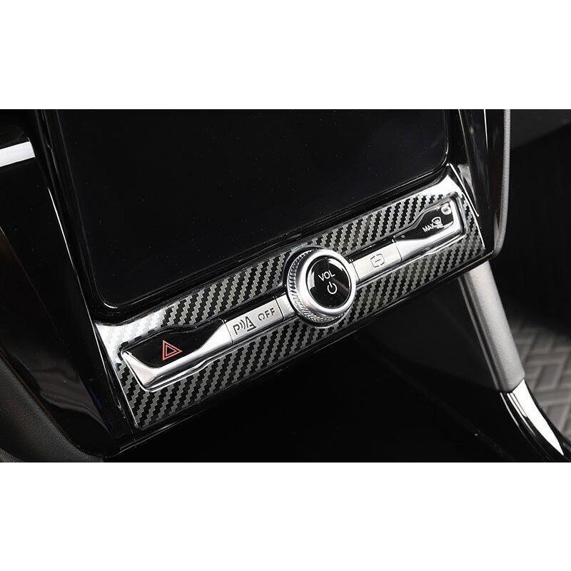 for Ford Explorer Carbon Fiber Volume Switch Button Panel Cover Trim 2020-2022