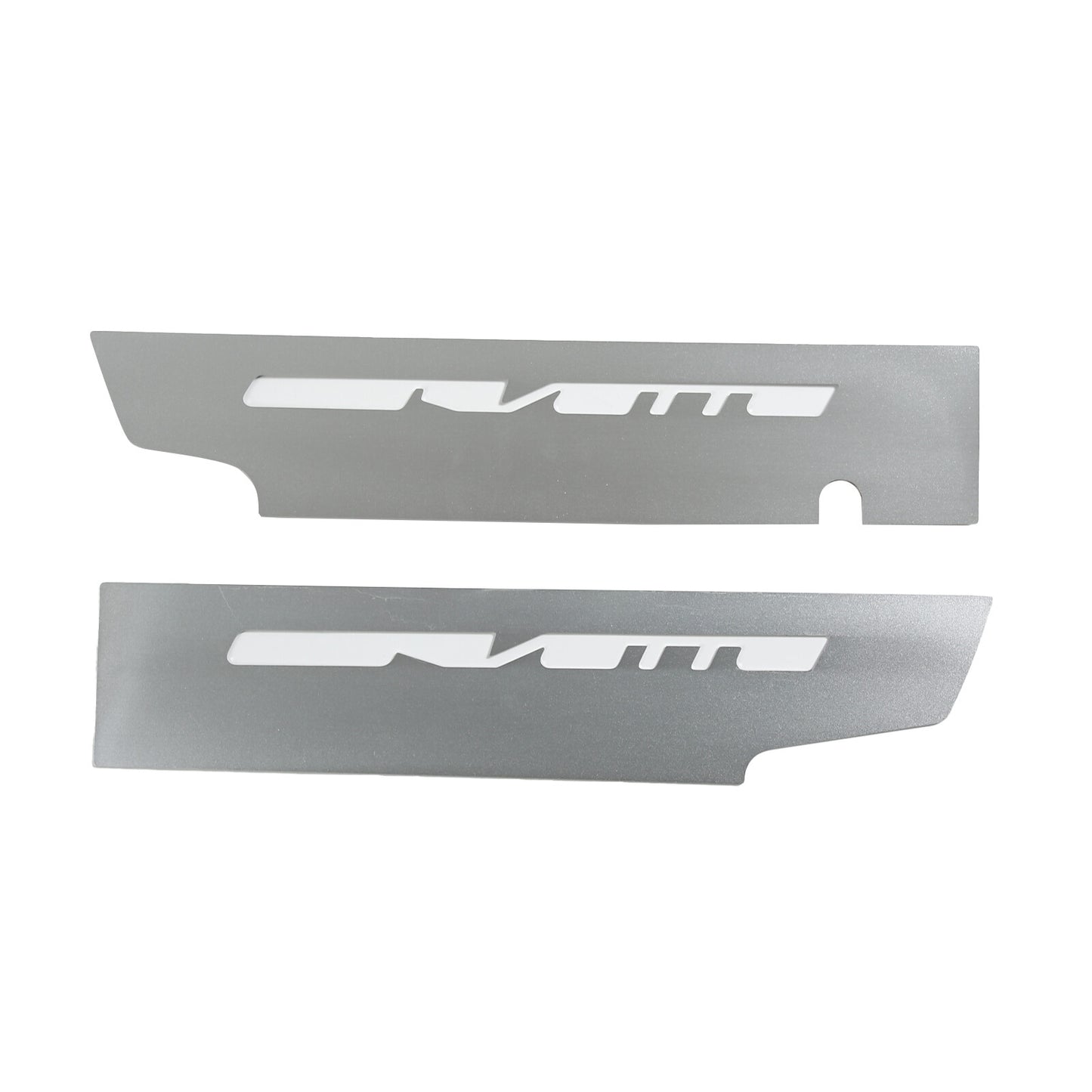 ABS carbon fiber front grille cover with V-shaped logo ring trim for Alfa Romeo Giulia