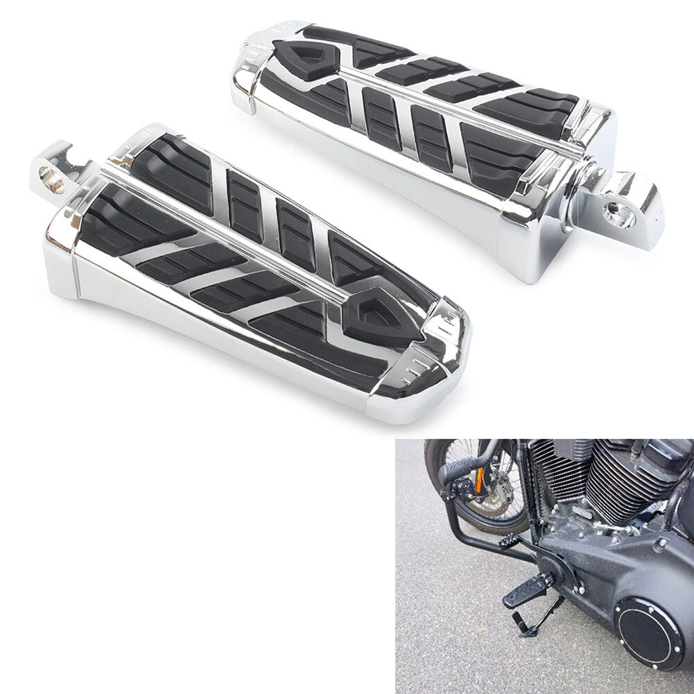 Fu? Pegs Fu?rasten M?nnliche Mount-Stil 10mm F¨¹r for Harley Davidson Chrome