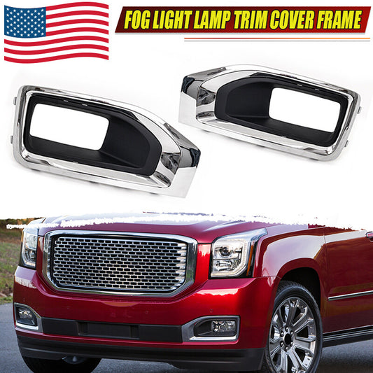 Front bumper fog light cover replacement part for GimCheese for Yukon 2015 - 2020 XL